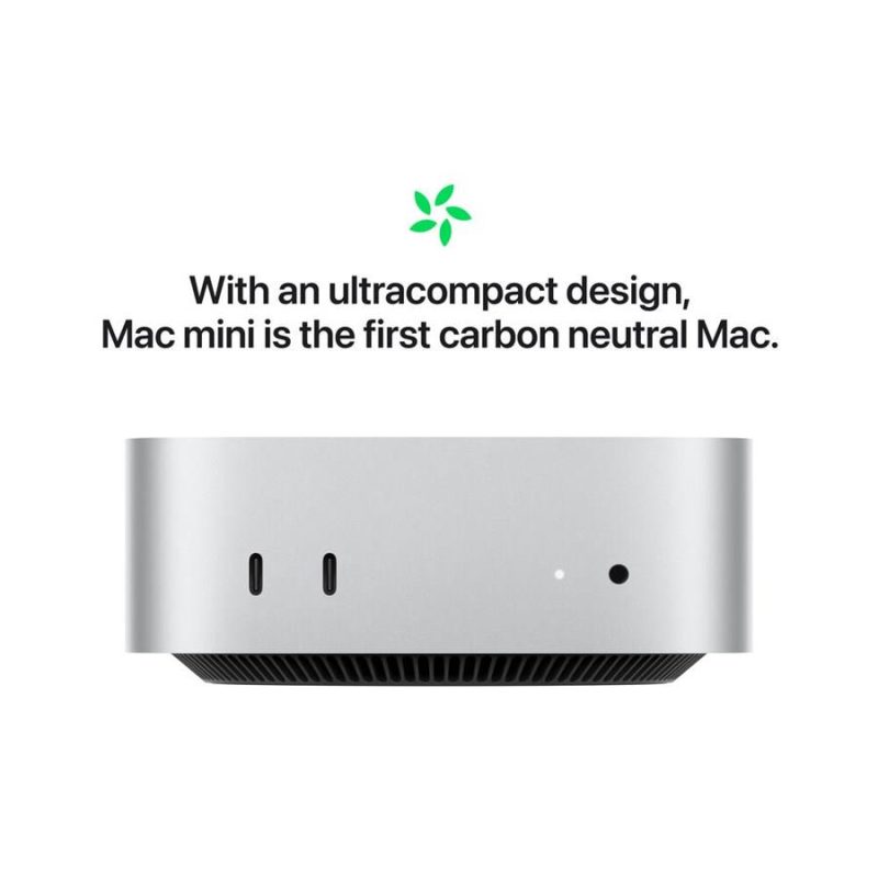 Apple Mac mini M4 MU9D3LL/A 16GB Unified Memory 256GB SSD 10-Core CPU 10-Core