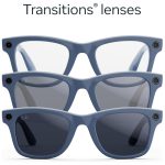 Ray-Ban Meta Wayfarer Gen 2 RW4012 Shiny Transparent Grey Transition Sapphire - Image 2
